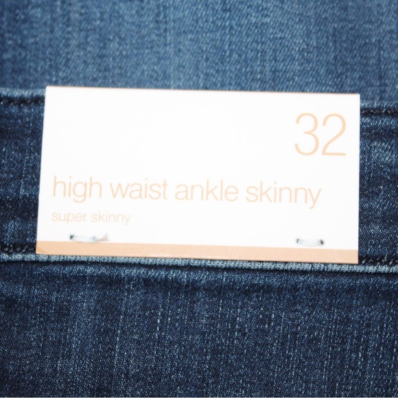 7 For All Mankind High Waist Ankle Skinny jeans (women’s 32) (NWT) - Picture 9 of 13